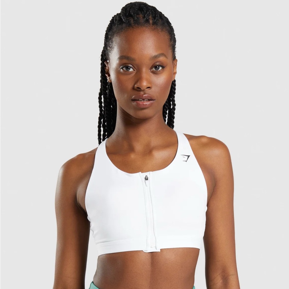 Gymshark Light Gray Activewear Top